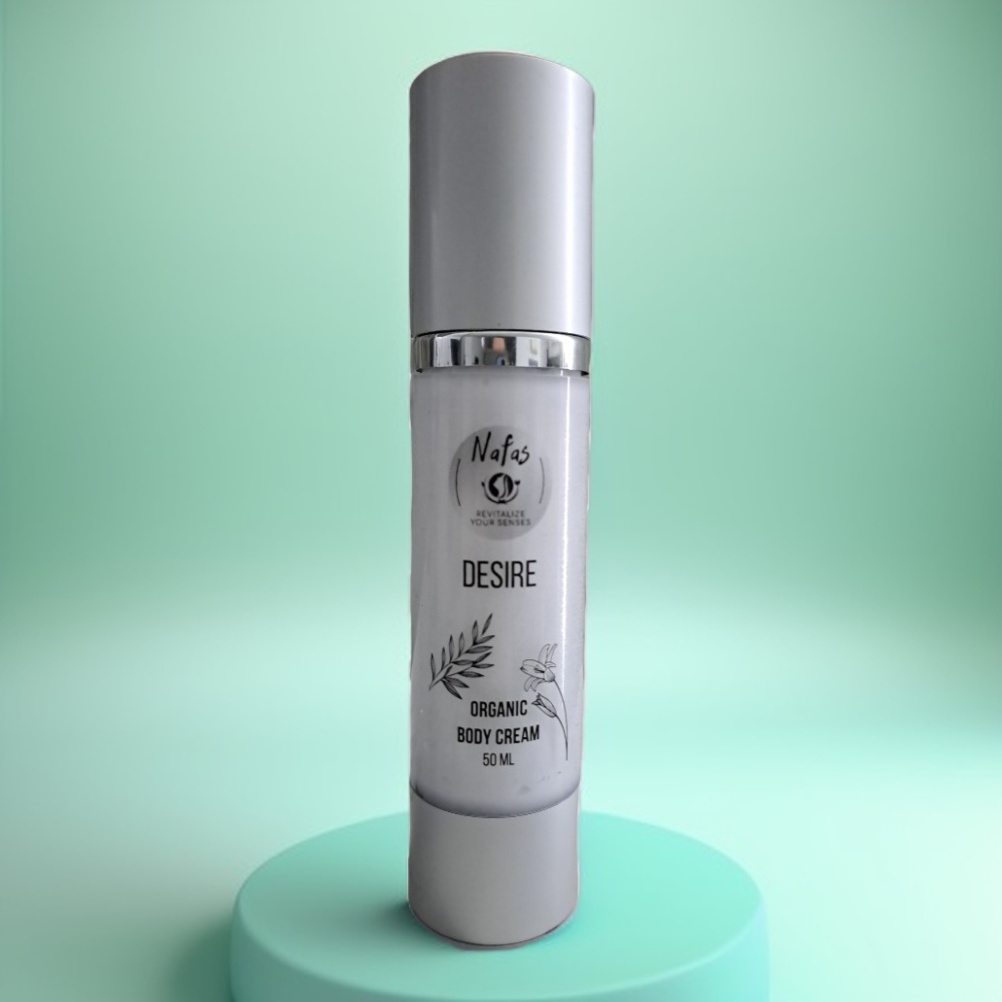 Desire Body Cream 50ml - Luxurious Hydrating Natural Cream For Soft, Radiant & Lightly Scented Skin All Day
