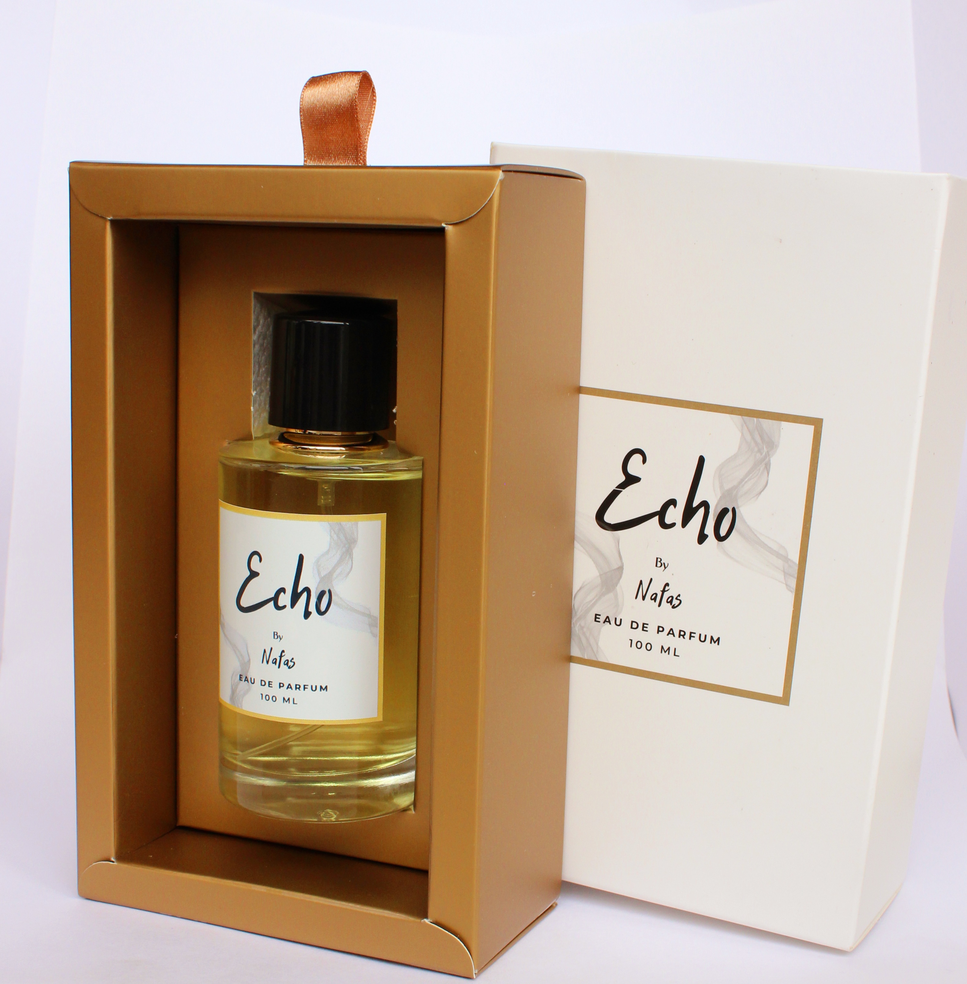 Echo Perfume 100ml - High Concentration Luxury Scent with Lavender, Jasmine & Oud - 48 Hour Lasting